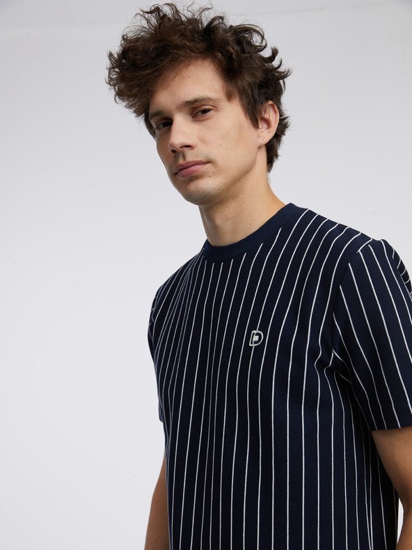 Tom Tailor Denim Sötétkék férfi csíkos póló Tom Tailor Denim