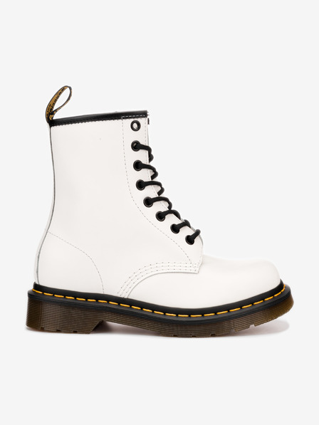 Dr. Martens Fehér női bőr bokacsizma Dr. Martens 1460