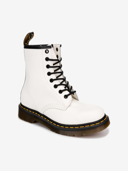 Dr. Martens Fehér női bőr bokacsizma Dr. Martens 1460