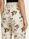 Scotch & Soda Krém színű női mintás nadrág Scotch & Soda