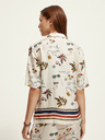 Scotch & Soda Krémszínű női mintás ing Scotch & Soda Scotch & Soda