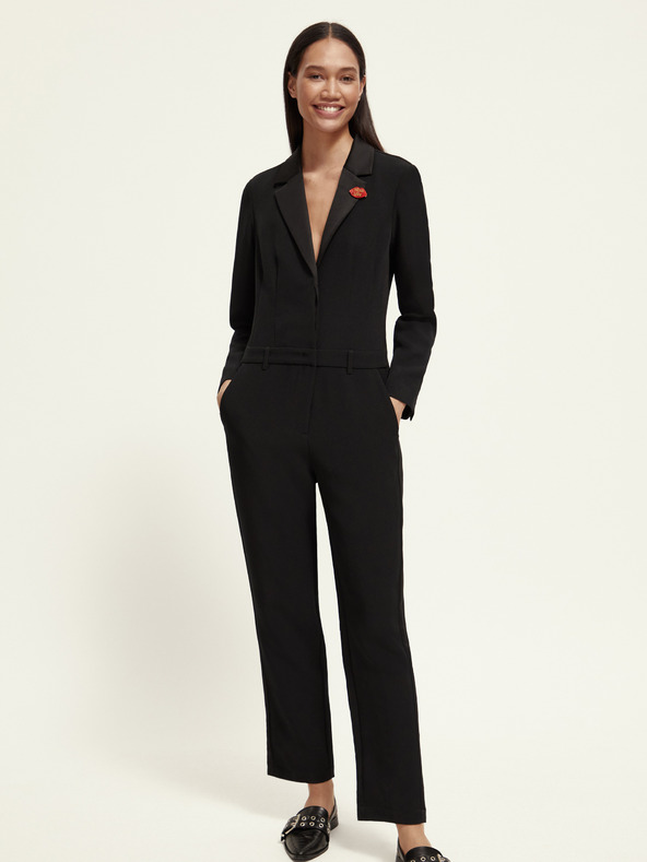 Scotch & Soda Fekete női overál Scotch & Soda