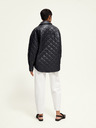Scotch & Soda Fekete női bőrdzseki Scotch & Soda