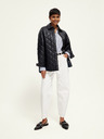 Scotch & Soda Fekete női bőrdzseki Scotch & Soda