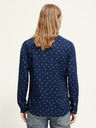 Scotch & Soda Sötétkék férfi mintás ing Scotch & Soda