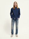 Scotch & Soda Sötétkék férfi mintás ing Scotch & Soda