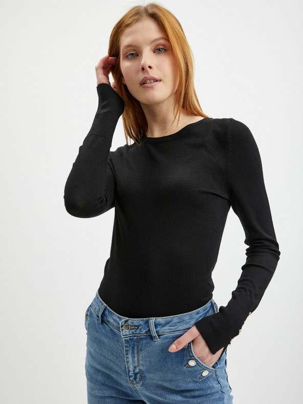 Orsay ORSAY könnyű fekete női pulóver