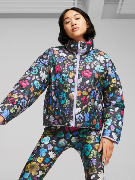 Puma Lila és fekete női fordítható kabát Puma x Liberty