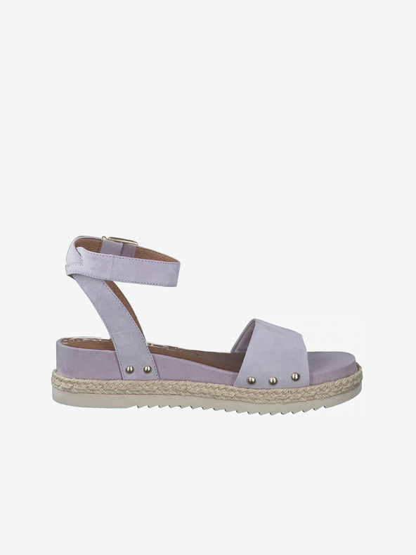 Tamaris Világos lila Női bőr szandál Tamaris