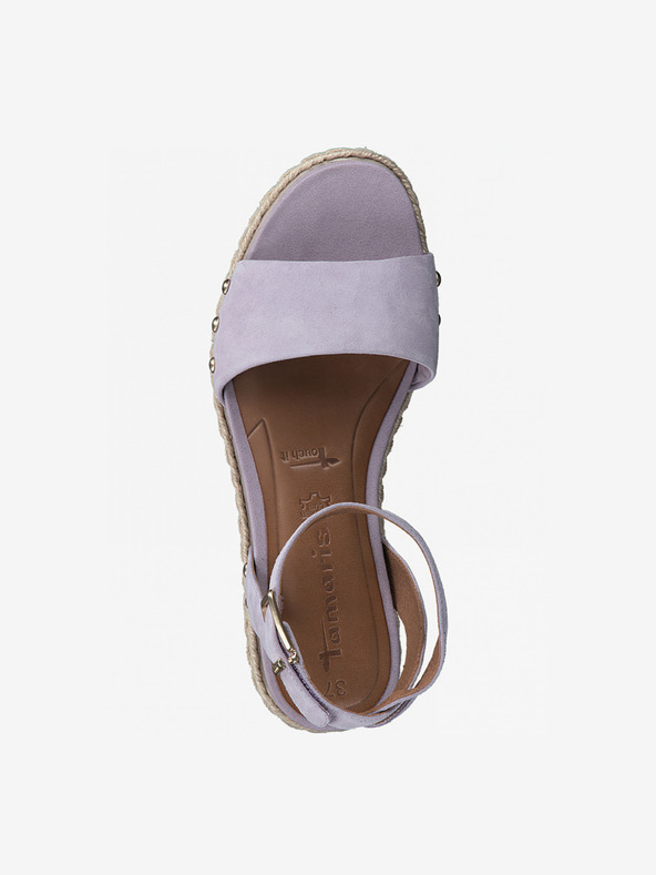 Tamaris Világos lila Női bőr szandál Tamaris