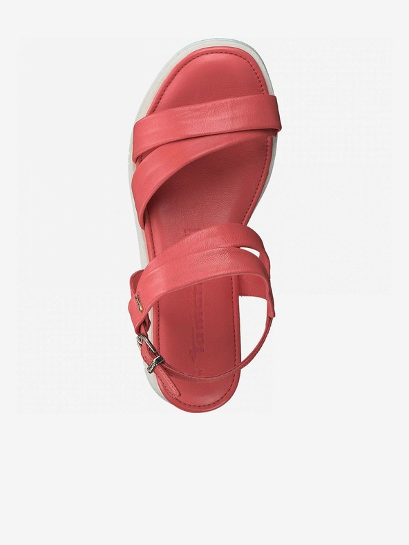 Tamaris Korallszínű női bőr szandál Tamaris