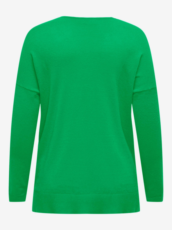 ONLY CARMAKOMA Zöld Női könnyű pulóver ONLY CARMAKOMA Ibi Ibi