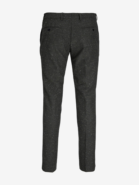 Jack & Jones Sötétszürke férfi Jack & Jones Franco gyapjúkeverék nadrág