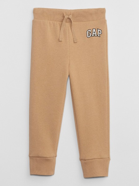 GAP Gyerek fleece sportnadrág logóval army GAP