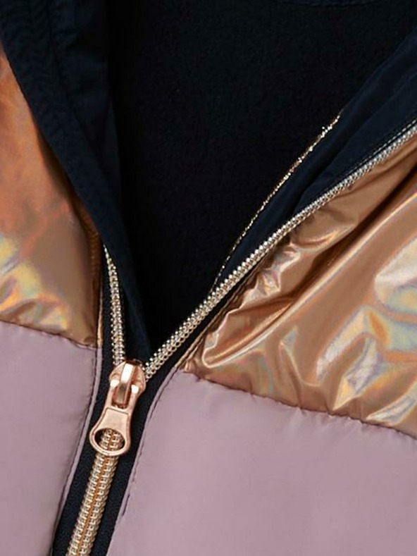 name it Rózsaszín és kék színű lány steppelt kabát name it Mille