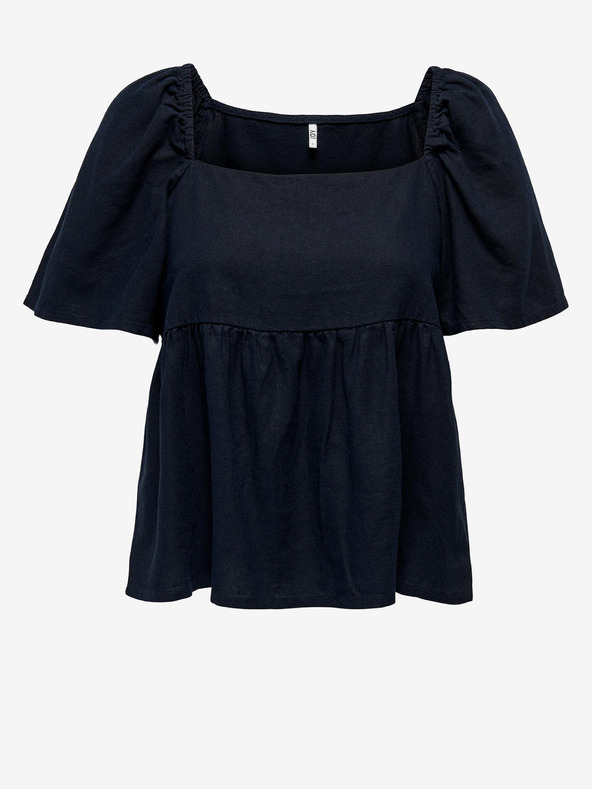 Jacqueline de Yong Sötétkék női vászontop JDY Say Say