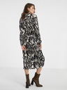 Jacqueline de Yong Krém és fekete JDY Piper női wrap midi ruha JDY Piper női wrap midi ruha