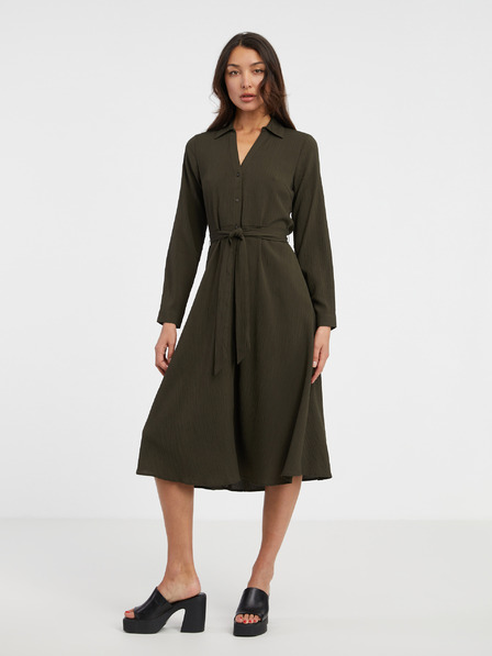 ONLY Khaki női ing midi ruha ONLY Martina Martina