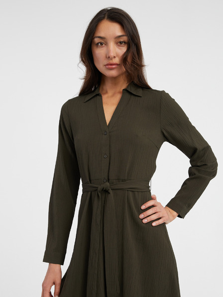 ONLY Khaki női ing midi ruha ONLY Martina Martina