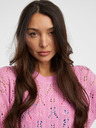 Jacqueline de Yong Rózsaszín női mintás pulóver JDY Judith