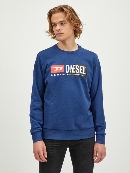 Diesel Diesel férfi sötétkék melegítőpóló
