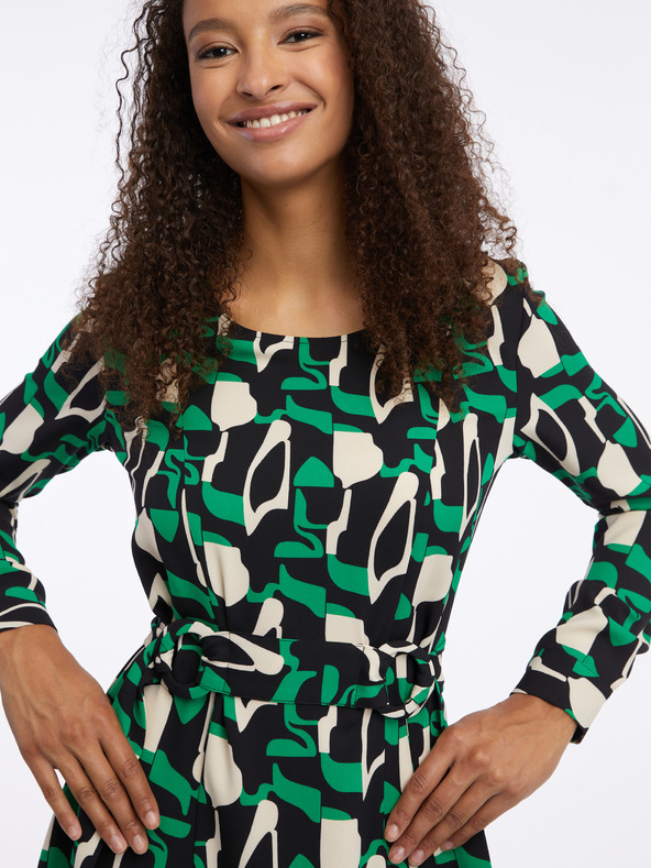 Orsay ORSAY zöld mintás női ruha