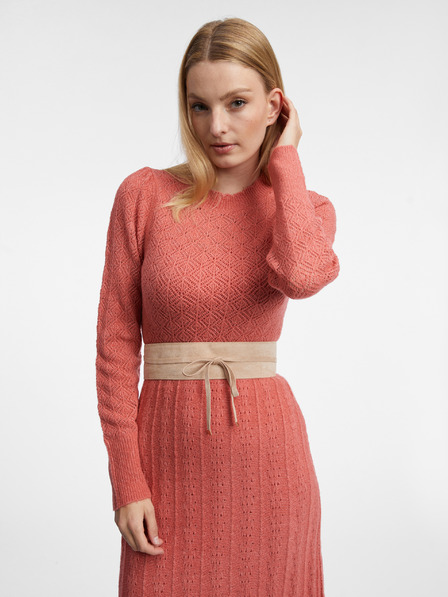 Orsay ORSAY bézs színű női öv szarvasbőrből