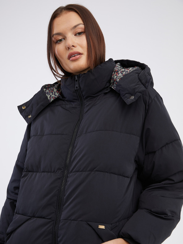 Scotch & Soda Fekete női kabát Scotch & Soda