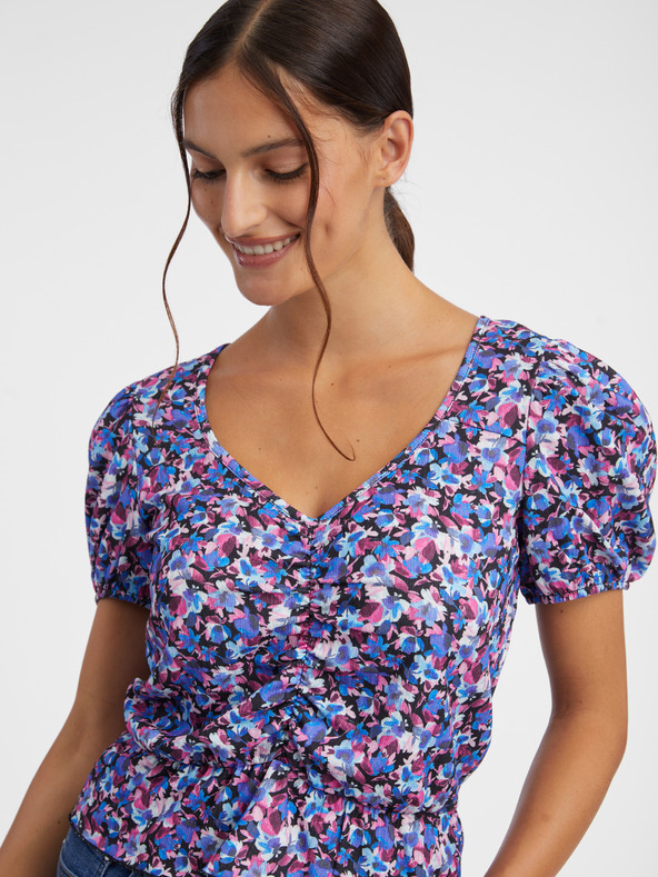 Orsay ORSAY lila női virágos felső