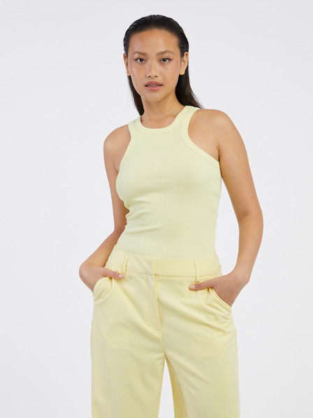 Noisy May Világossárga női basic tank top Noisy May