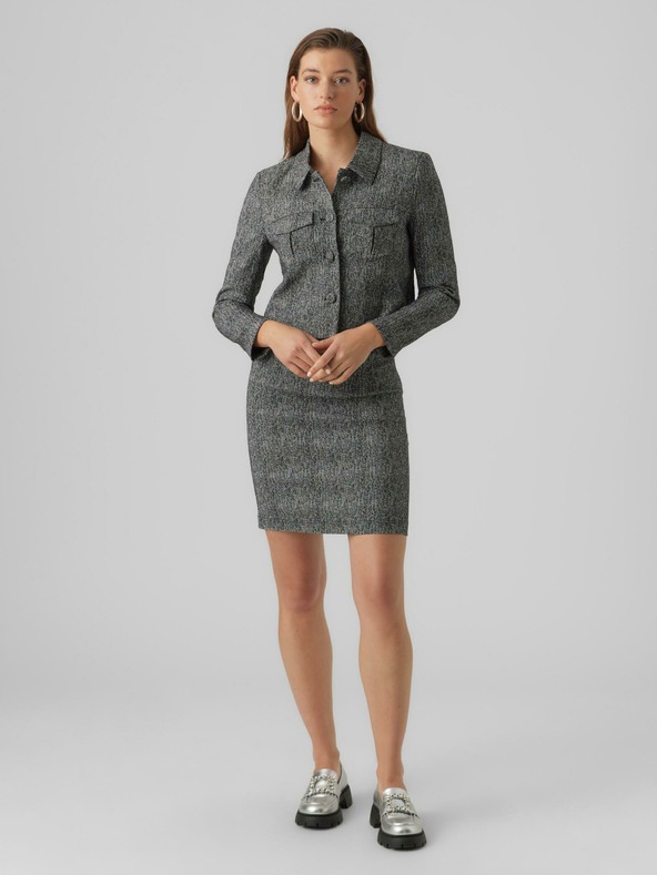 AWARE by VERO MODA Női szürke mintás kabát AWARE by VERO MODA Gracelynn Gracelynn
