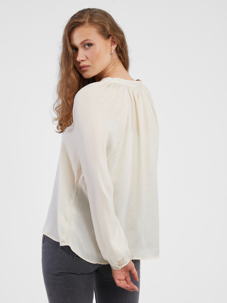 AWARE by VERO MODA Krémszínű blúz AWARE by VERO MODA Sunny