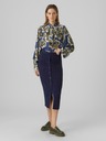 AWARE by VERO MODA Női zöld és kék virágos blúz AWARE by VERO MODA Grayce