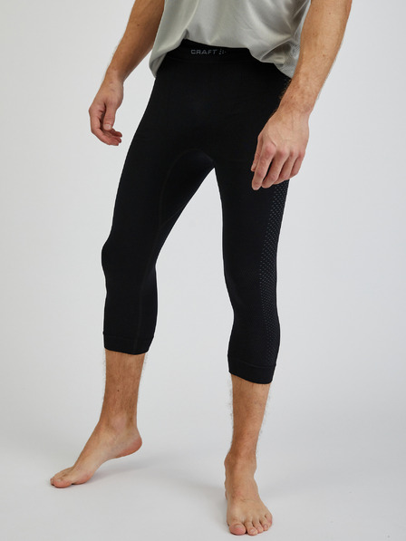 Craft Fekete férfi háromnegyedes termikus leggings Craft