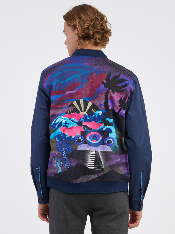 Scotch & Soda Sötétkék Scotch & Soda férfi télikabát