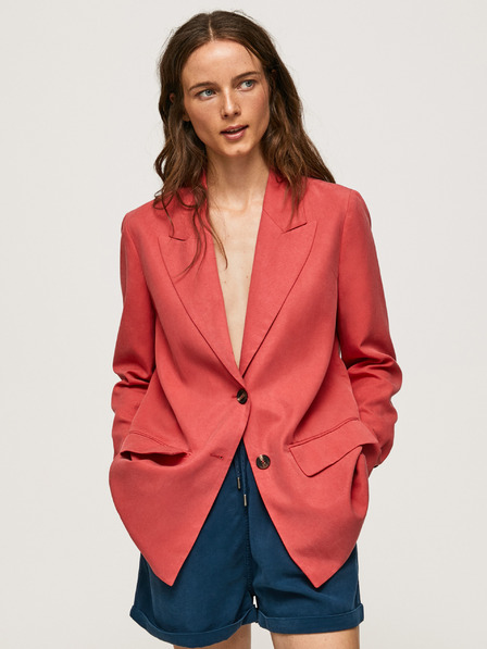 Pepe Jeans Tégla női oversized blézer Pepe Jeans Silvie tégla