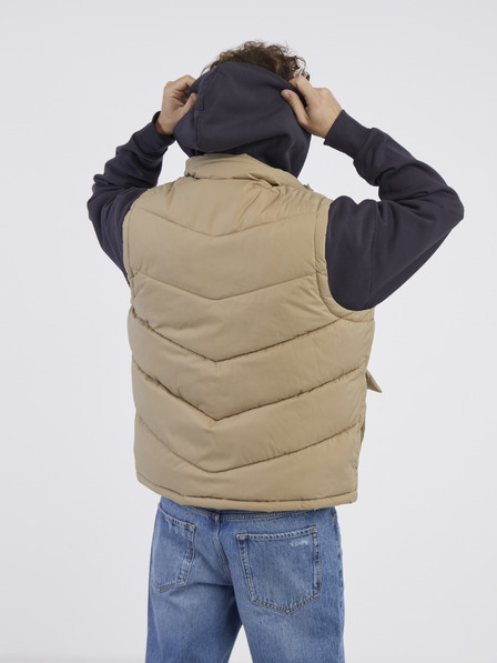 Jack & Jones Beige Férfi Jack & Jones Vester steppelt mellény