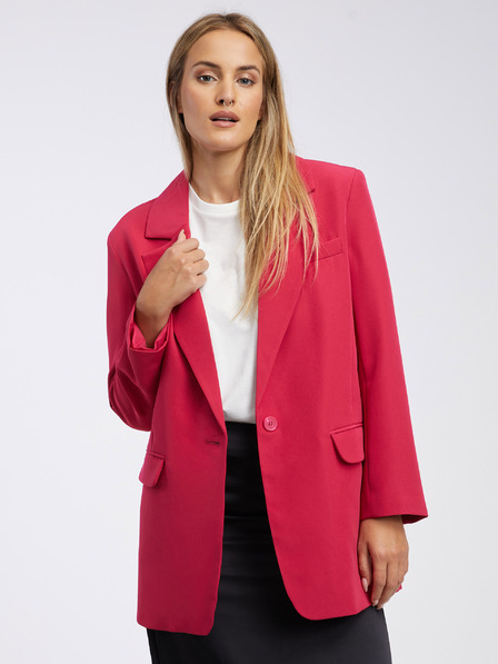ONLY Sötét rózsaszín női oversized kabát ONLY Lana