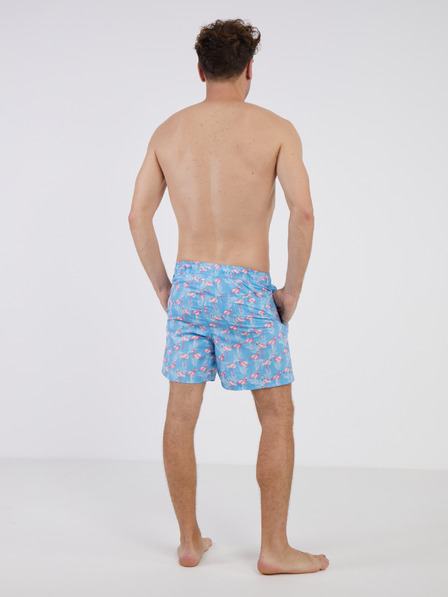 Jack & Jones Kék férfi mintás fürdőruha Jack & Jones Fiji Fiji