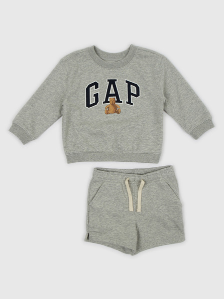 GAP Baby kapucnis pulóver és rövidnadrág GAP
