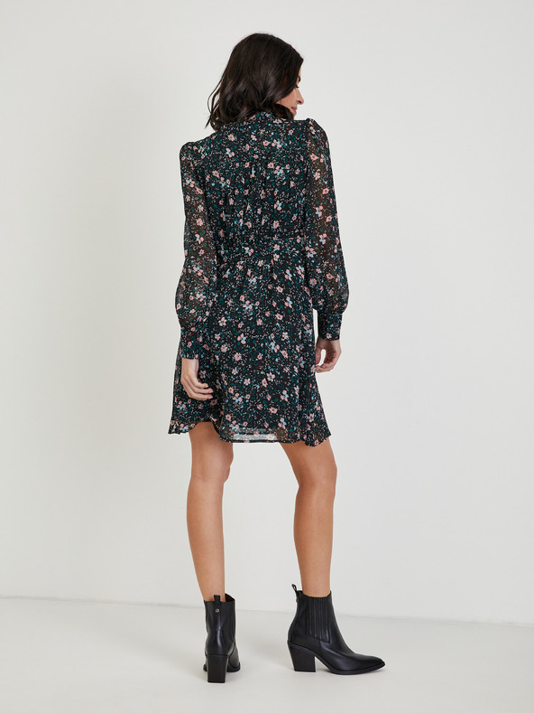 Orsay ORSAY fekete virágmintás női ruha