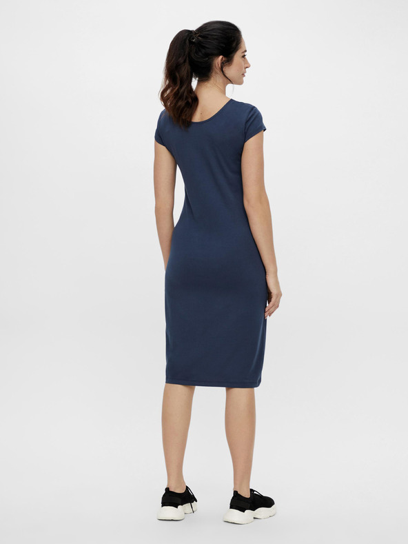 Mama.licious Kék kismama ujjatlan ruha Mama.licious Elnora