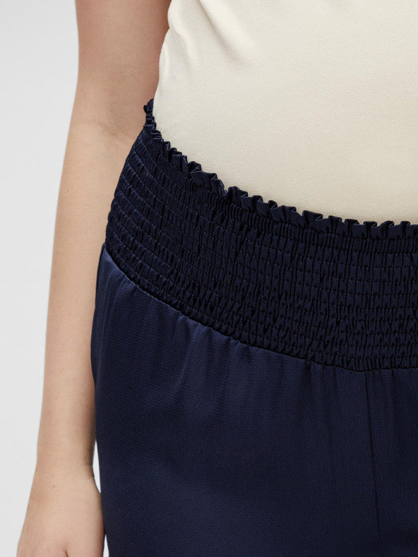 Mama.licious Sötétkék széles kismamanadrág Mama.licious Videl