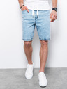 Ombre Clothing Világoskék férfi farmer rövidnadrág Ombre Clothing W363