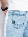 Ombre Clothing Világoskék férfi farmer rövidnadrág Ombre Clothing W363