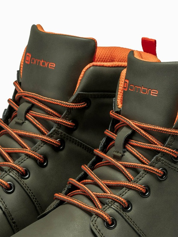 Ombre Clothing Khaki színű férfi bokacipő T311