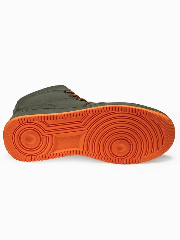 Ombre Clothing Khaki színű férfi bokacipő T311