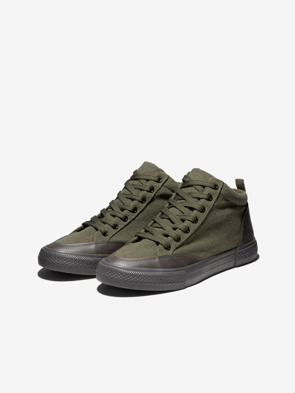 Ombre Clothing Fekete és zöld Férfi tornacipő Ombre ruházat T377