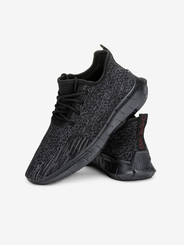 Ombre Clothing Fekete férfi barna tornacipő Ombre ruházat