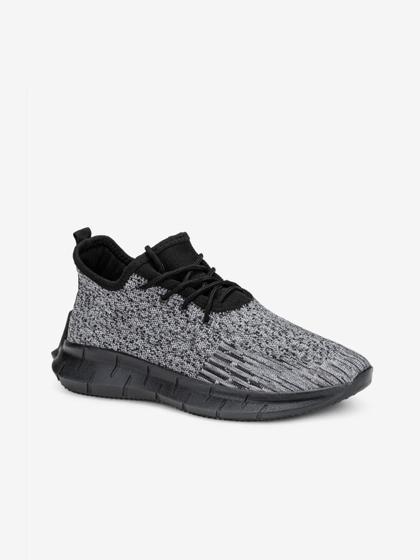 Ombre Clothing Ombre Clothing Szürke férfi steppelt edzőcipő